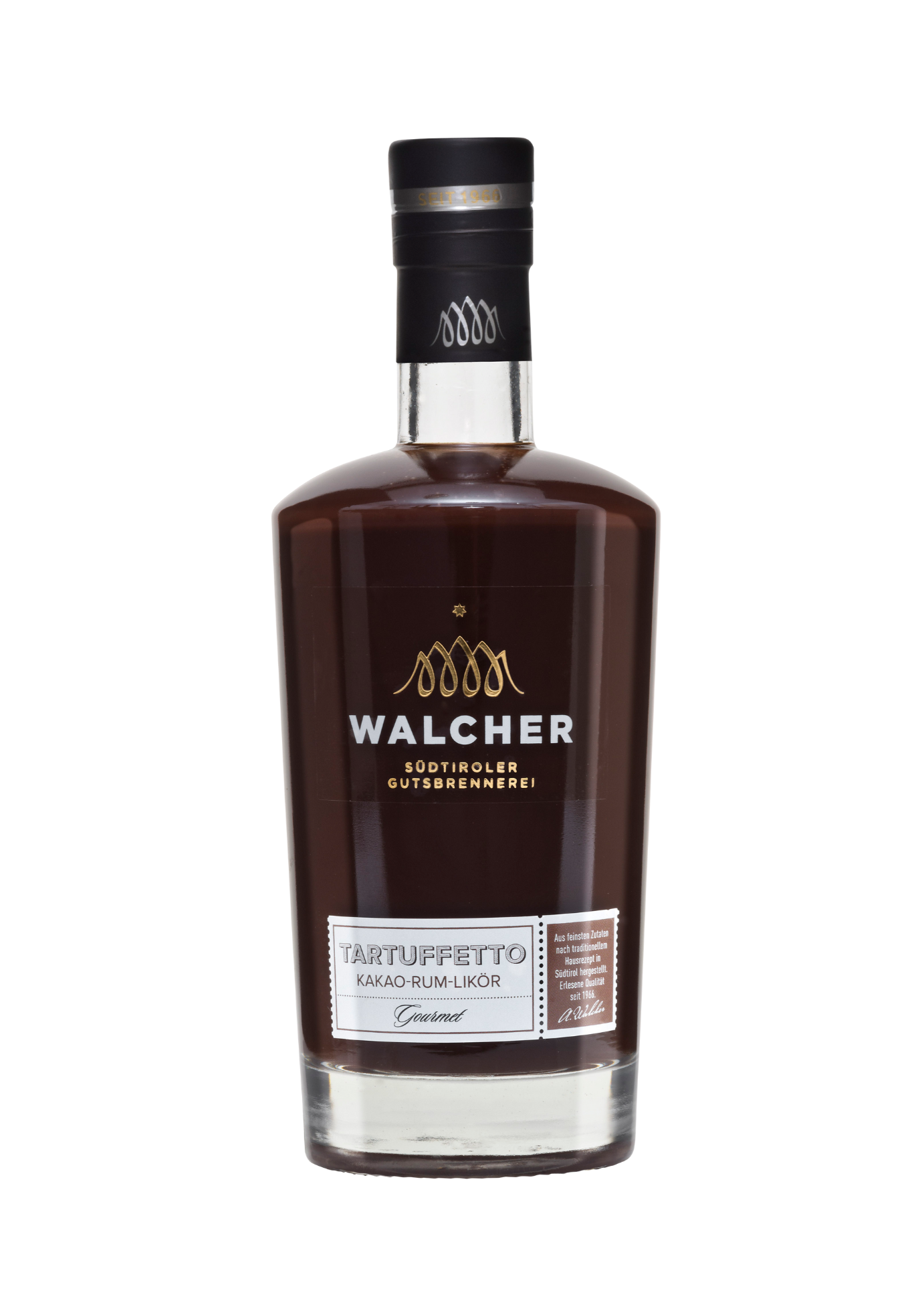 Brennerei Walcher, Kakao-Rum Likör Tartuffetto