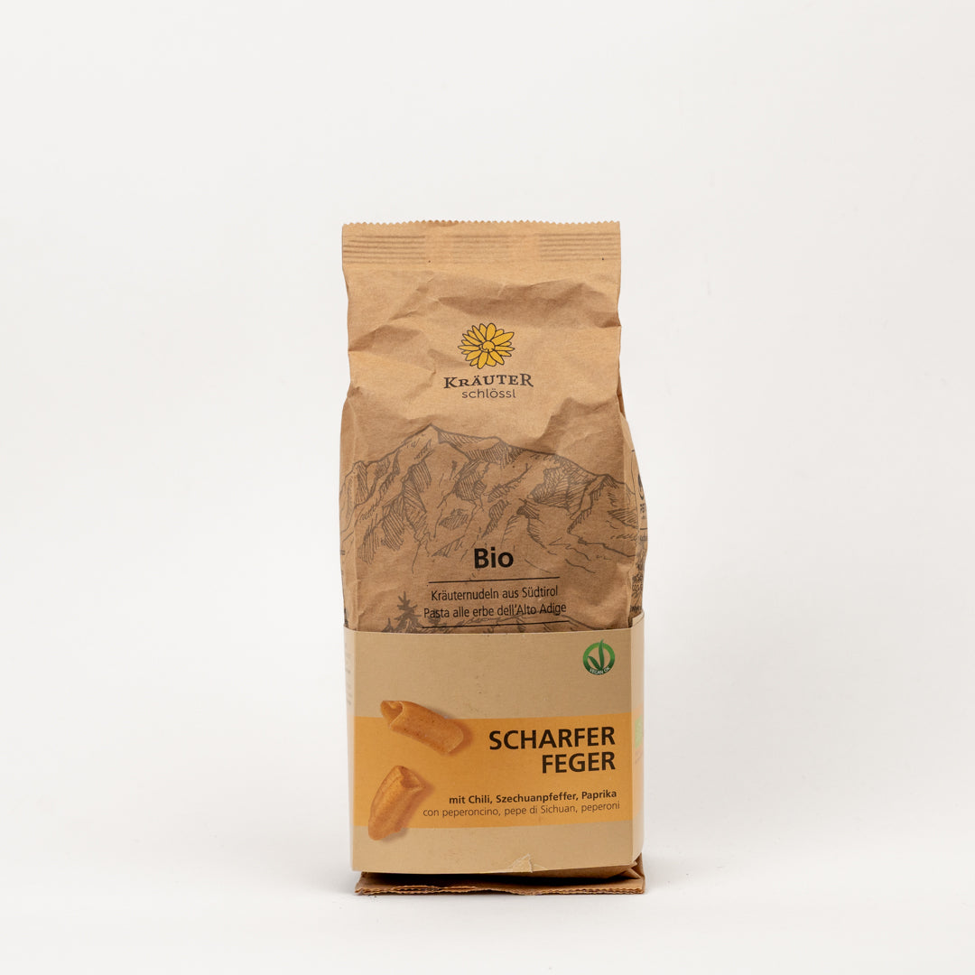BIO Scharfer Feger Nudeln (Herzform) - Kräuterschlössl