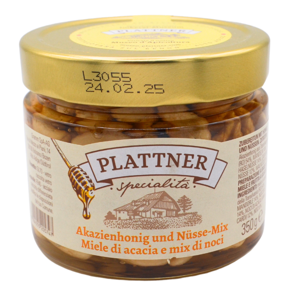 Akazienhonig mit Nüsse-Mix